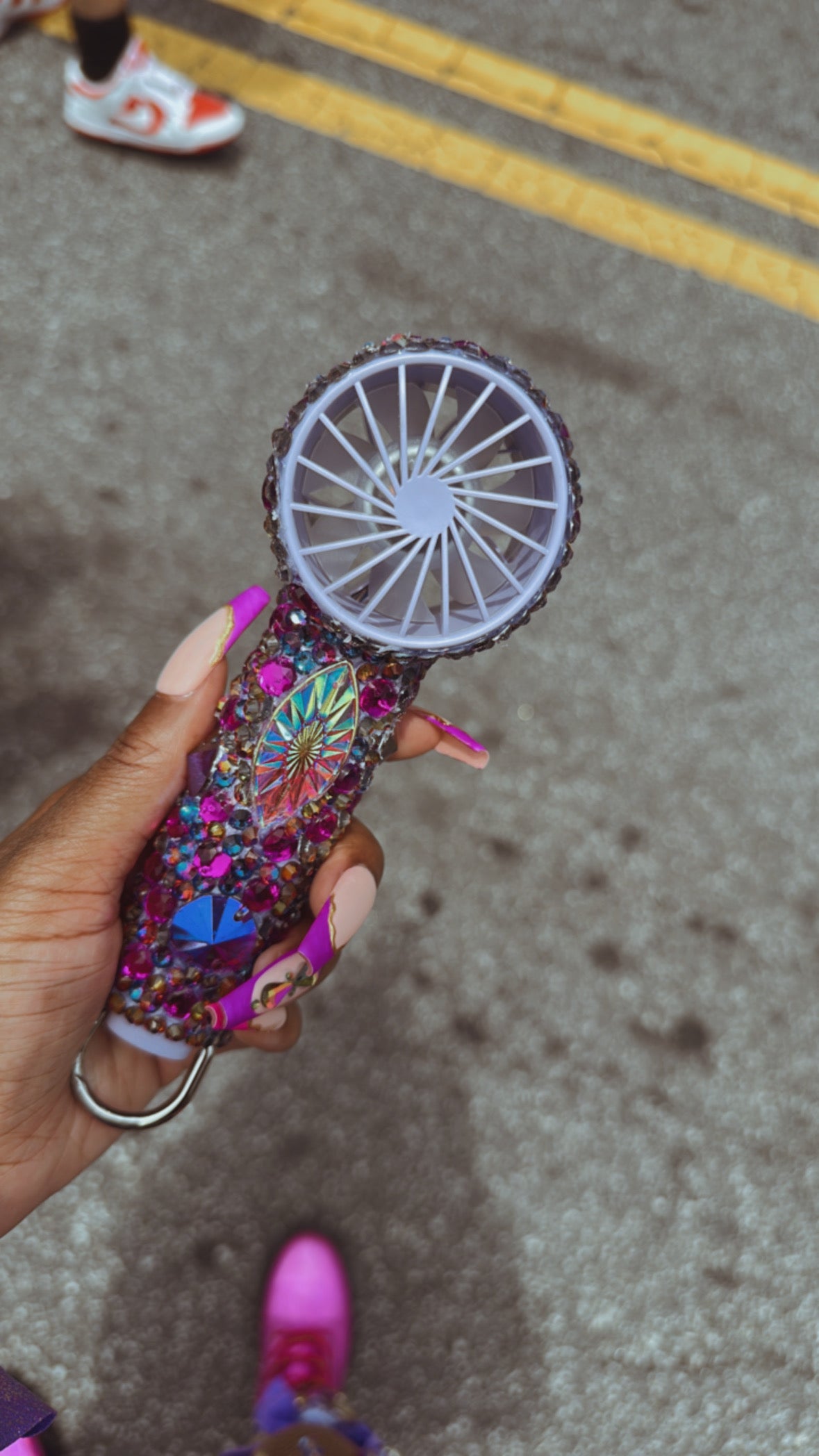 Custom Bling Fan